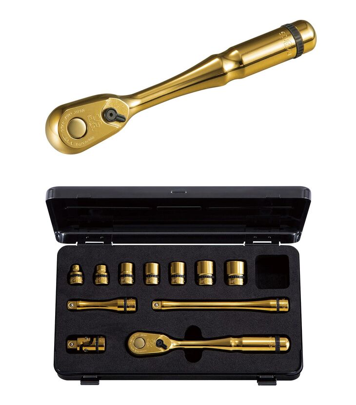 nepros 9.5sq.ソケットレンチセット iPゴールド（11点）NTB311AZGL：4万5100円