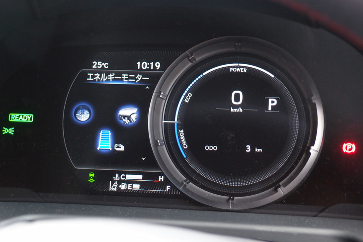 レクサスES300h“Fスポーツ”（メーターパネル）