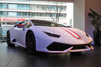 アド・ペルソナムによるカスタマイズが施された、「ウラカンLP640-4」。