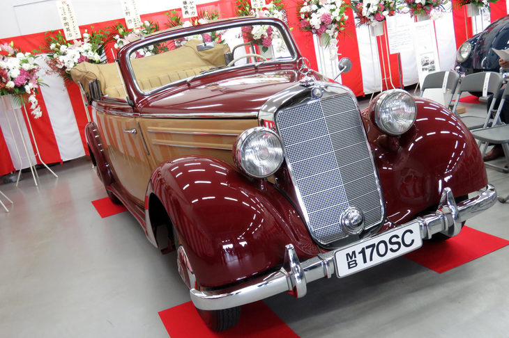 ヤナセが保有する1951年式「メルセデス・ベンツ170S カブリオレB（W136）」。