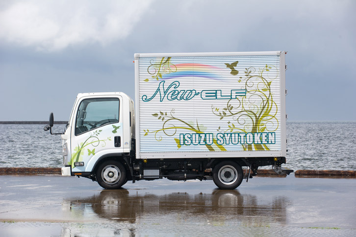 いすゞ・エルフ ハイキャブ ショートボディー ドライバン