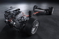 ハイブリッドシステムの構造を示すスケルトンモデル。