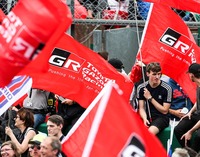 今年のルマンの観客席には、たくさんの「GR」ロゴ入りフラッグがはためいた。TOYOTA GAZOO Racing Companyがモータースポーツ活動から得たノウハウを投入した市販車は、GRブランドのスポーツモデルとしてリリースされることになる。