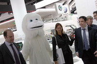 わっ、雪男だ。（写真2）