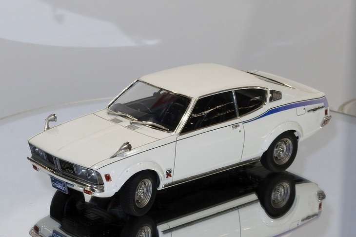 ハセガワの1/24「三菱コルト ギャラン2000GSR 前期型」。発売中の「同GTO-MR」のバリエーションとしてリリースされる、純正でオーバーフェンダーを備えた2000GSRの前期型。2018年11月発売予定で価格は3456円。