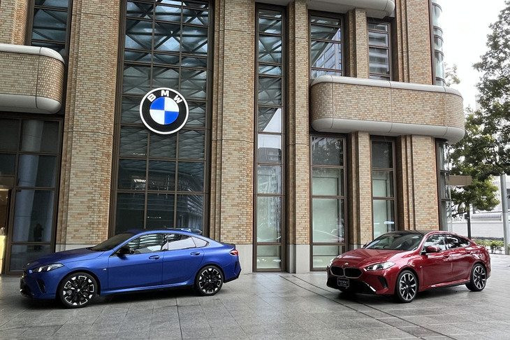 新型「BMW 2シリーズ グランクーペ」の発表イベントの様子。