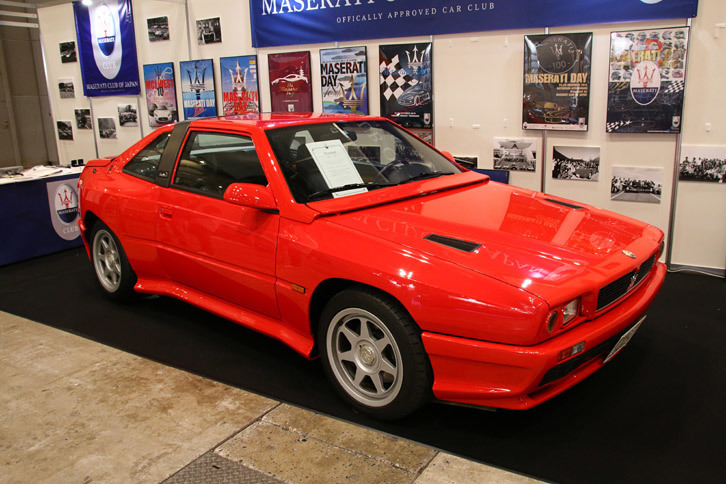 Maserati Club of Japanのブース