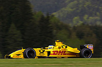 F1オーストリアGP、シューマッハー優勝、佐藤大クラッシュの画像