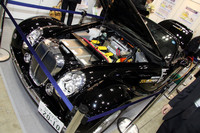 「マツダ・ロードスター」をベースにした光岡自動車の「卑弥呼」をEVにコンバートした「EV Himiko」。EV用の減速装置などを製作している「TMGY」の作で、航続距離550kmに由来した「550rEVolution」をサブネームに掲げる。2011年後半から受注予定で、価格は未定だが「『テスラ・ロードスター』より長い航続距離を持ち、低価格でなければ」という。まっとうな意見だと思う。