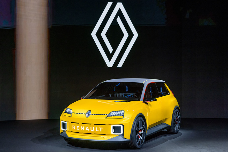 2025年に発売されるという電気自動車版「ルノー5」。