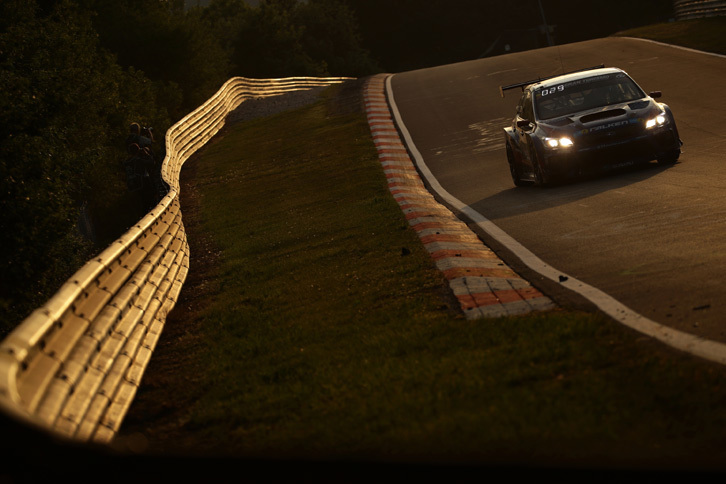 スバルにとって10度目となるニュルブルクリンク24時間レースは、無念のリタイアとなった。来年はぜひ活躍してほしい。