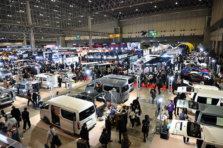 2025年1月10日～12日にかけて開催された「東京オートサロン2025」。来場者数は延べ25万8406人を数えた。