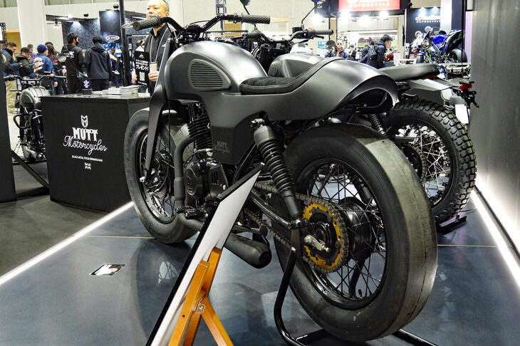 「マット・サバス250」のカスタムバイク。