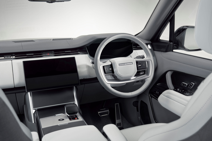「レンジローバーSVビスポーク アーバントワイライトコレクションURBAN DUSK」のインテリア。