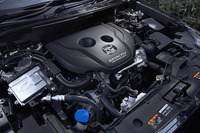 「CX-3」の1.5リッター直4直噴ディーゼルターボエンジン。1600rpmの低回転域から27.5kgmの最大トルクを発生する。