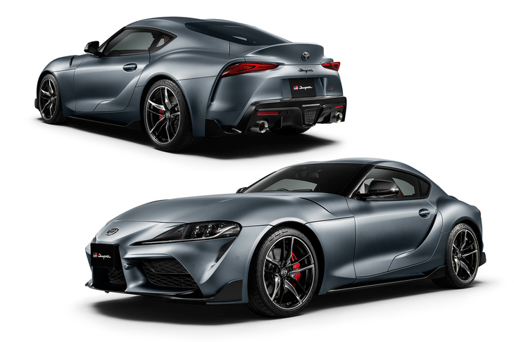 ムチムチデザインの筆頭である「トヨタGRスープラ」にしても、タイヤの上の肉付きは控えめ。タイヤまわりを軽く見せる、スタンスをよく見せるのは、スポーティーなクルマの鉄則なのだ。