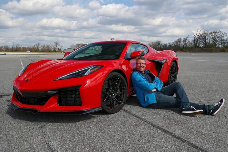 試乗車にはオプションの2枚のウイングが追加されていた。せっかくなんだから、「Z07パフォーマンスパッケージ」のカーボンウイングを付けておいてよ！