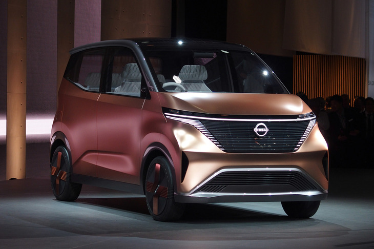 軽規格のEVである「日産IMk」。