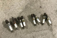 8本のプラグはサビて端子も溶けかかっていたので交換。