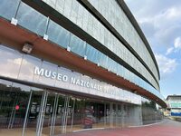 トリノ自動車博物館のファサード。2023年には、前身から数えて誕生90年を祝った。