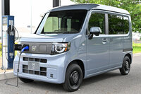 2024年6月に発表された「ホンダN-VAN e：」。同年10月に発売される予定だ。