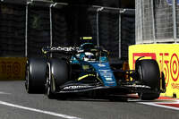 昨季のアゼルバイジャンGPで2位表彰台を獲得していたアストンマーティンのセバスチャン・ベッテル（写真）。得意のコースで今年は予選9位とまずまずのポジションを得て、さらにレースでは3つ順位を上げ、今シーズン開幕からつまずいていたアストンマーティンに6位8点を献上した。チームメイトのランス・ストロールは、予選でクラッシュし赤旗を出して19位。レースでは不調のマシンから降りるも16位完走扱い。（Photo=Aston Martin）