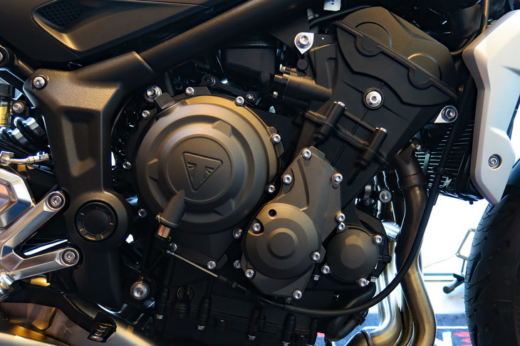 トライアンフ・トライデント660（エンジン）