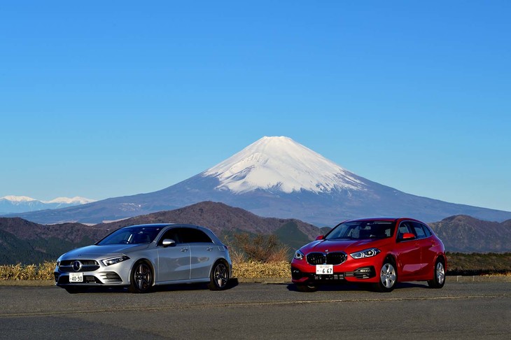 プラスアルファの魅力がある小型車特集では、「BMW 1シリーズ」や「メルセデス・ベンツAクラス」など、各社のエントリーモデルとなるコンパクトカーもそろえました。比較テストも必見です。（photo：小林俊樹）