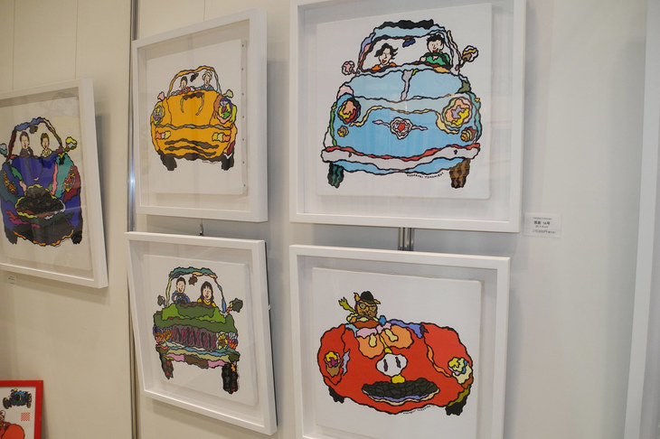 乗り物絵師★トドロキ トモヒロのブース。