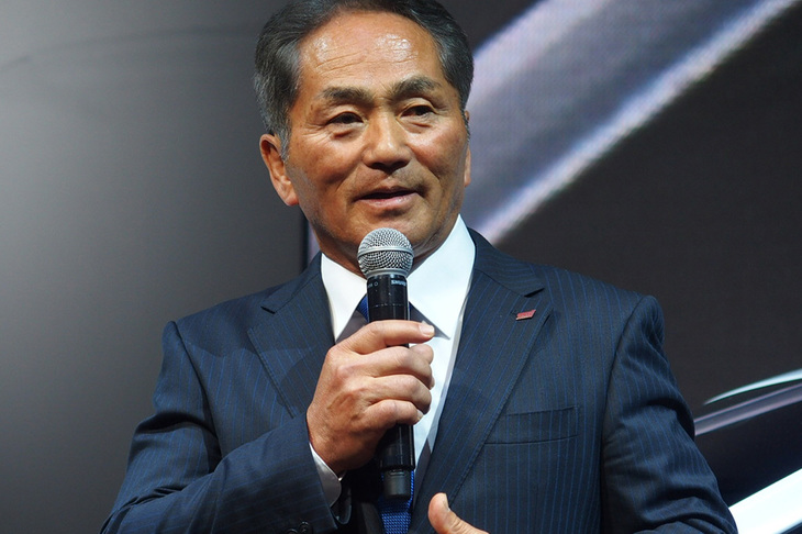 STI技術顧問（ハンドリングエキスパート）の辰巳英治氏。