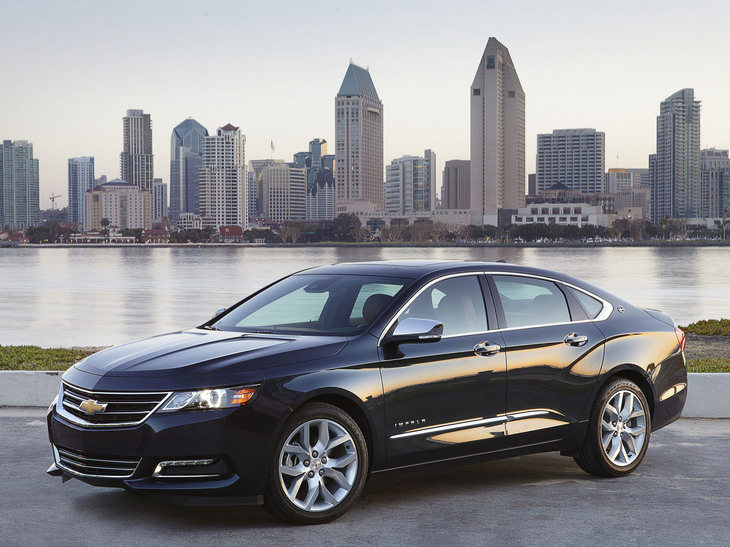 2013年から2020年までつくられた最終世代の「シボレー・インパラ」。ちなみにインパラより小さい「マリブ」が2024年をもって生産終了したことで、シボレーブランドのセダンは消滅した。