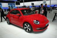 新型「フォルクスワーゲン・ビートル」。市販型。