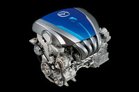 次世代直噴ガソリンエンジン「マツダ SKY-G」。