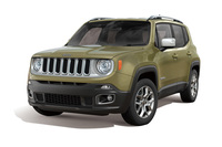 「レネゲード リミテッド」。フロントグリルやドアミラーカバーが明るい仕上げになる。