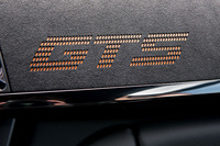 ダッシュボードにあしらわれた「GTS」のロゴ。