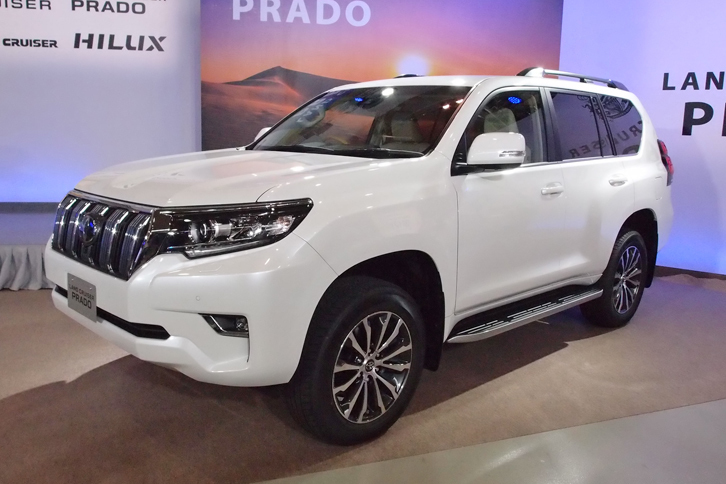 「トヨタ・ランドクルーザープラド」。写真は最上級グレードの「TZ-G」。