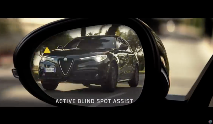 アルファ・ロメオの欧州版CMのワンシーンから。