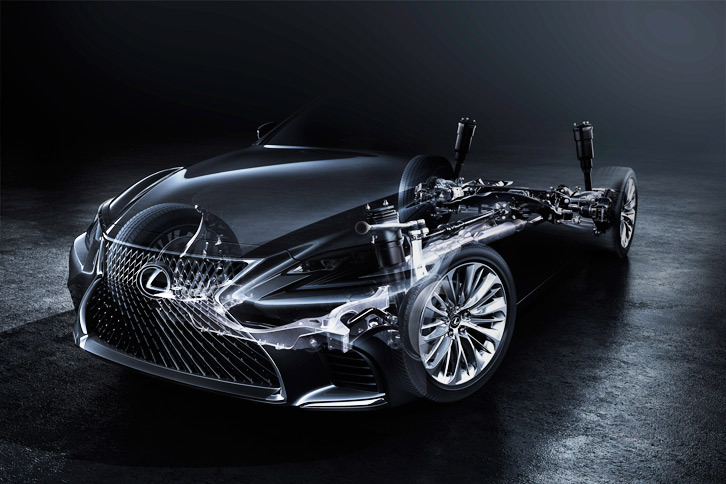 新型「レクサスLS」（北米仕様）
