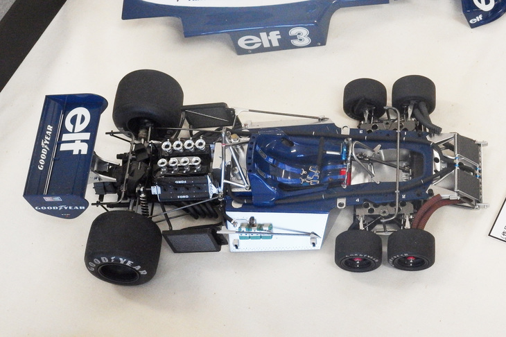 「ティレル」が「タイレル」と表記されていた時代の6輪マシン「P34」の1977年日本グランプリ仕様。フジミ製1/20をディテールアップ。