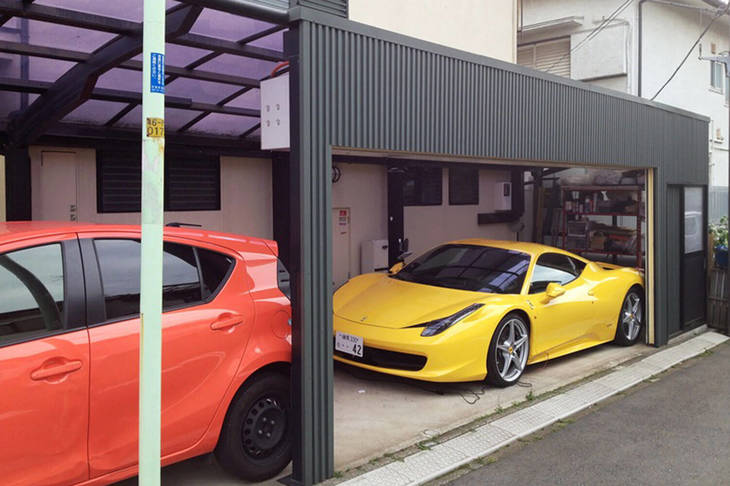 筆者のかつての愛車「フェラーリ458イタリア」。