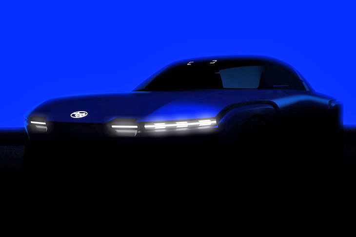 スバルは「SUBARU SPORT MOBILITY Concept」を展示する。100％電動のスポーツカーである。