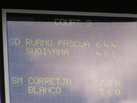 ほら、杉山愛選手。がんばっちくり〜！