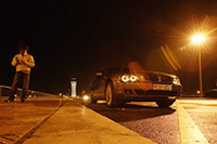 マラガに到着してひと安心。さっそく仕事してます。