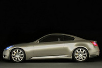 写真は「G37」のコンセプトモデル、「Gクーペ・コンセプト」。