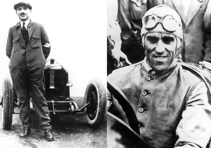 ヴィットリオ・ヤーノ（左）とタツィオ・ヌヴォラーリ（右）。