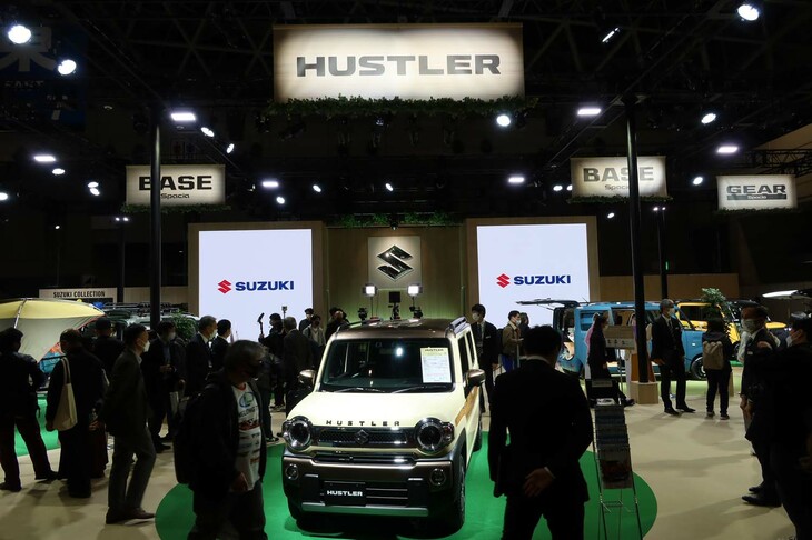 スズキブースの様子。