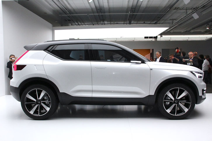 次期型「XC40」を示唆するものと思われるコンセプトカーの「40.1」。