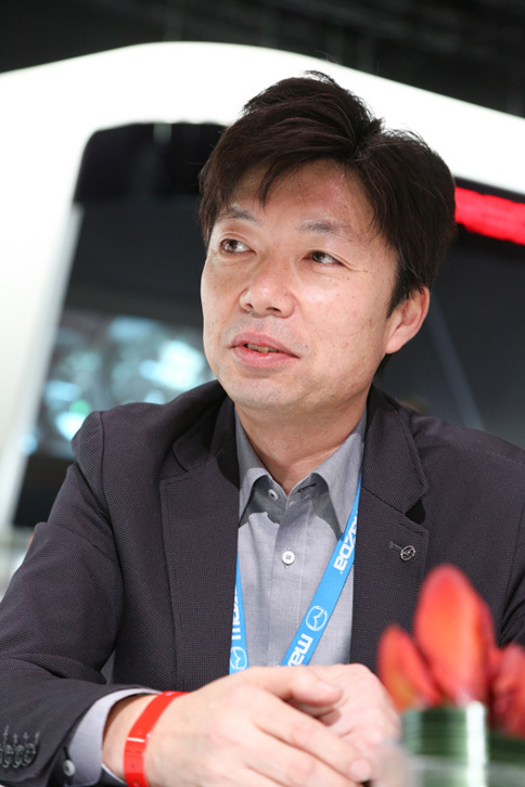 現行型「ロードスター／MX-5」のチーフデザイナーを務める中山 雅（なかやま まさし）氏。