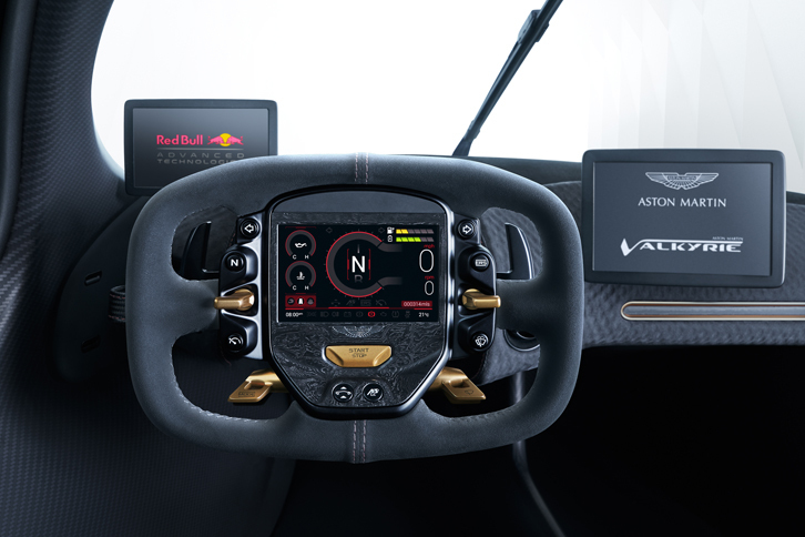 アストンマーティン・ヴァルキリー（インテリア）