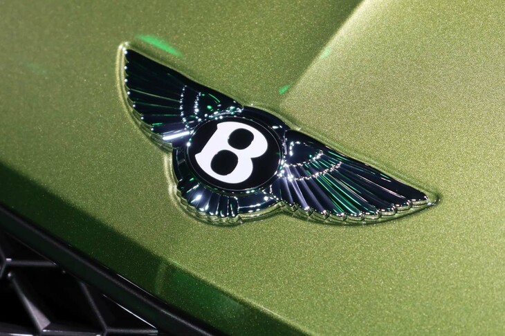 ベントレー・コンチネンタルGTCスピード（フロントエンブレム）